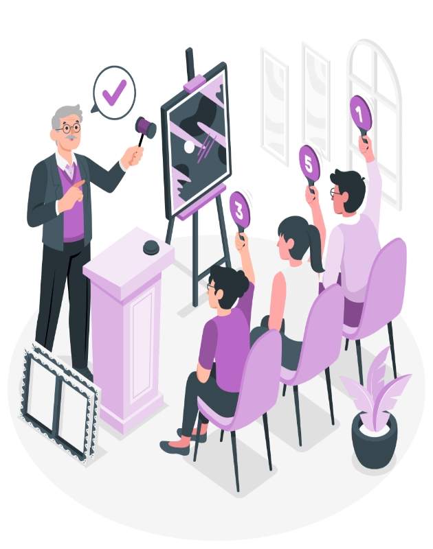 Online commerce illustration