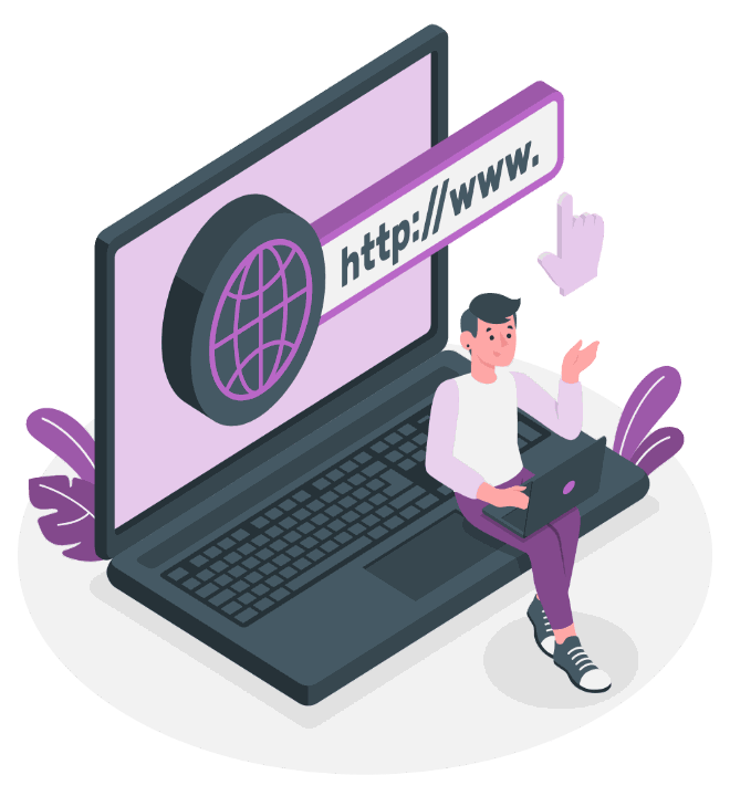 Website planning illustration